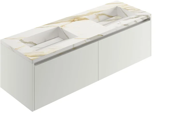 Fly Air Washbasin Duo 150 White